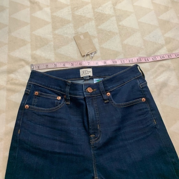 J crew j1885 9” high rise toothpick jeans lake - Picture 5 of 7